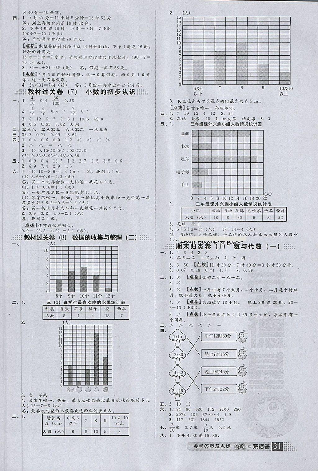 2018年好卷三年级数学下册青岛版 第3页