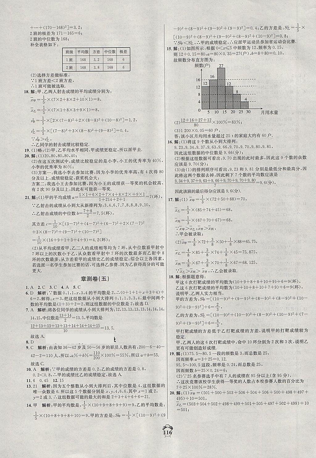 2018年陽(yáng)光奪冠八年級(jí)數(shù)學(xué)下冊(cè)滬科版 第12頁(yè)