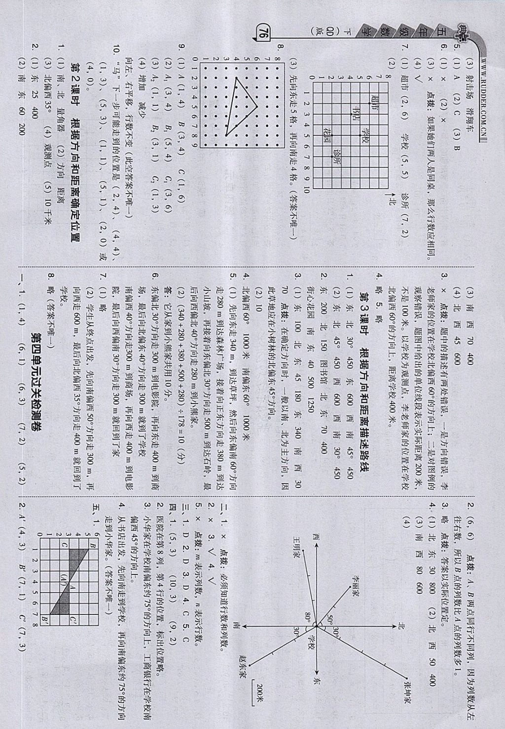 2018年综合应用创新题典中点五年级数学下册青岛版 第8页