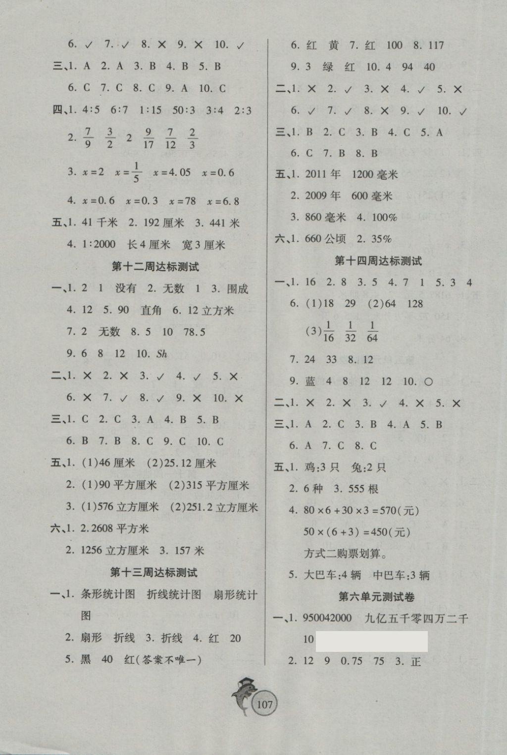 2018年輕松奪冠全能掌控卷六年級數(shù)學(xué)下冊人教版 第7頁