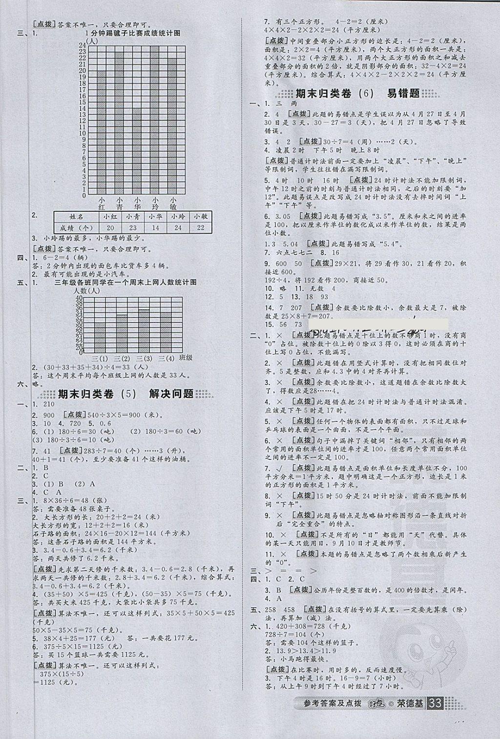 2018年好卷三年級數(shù)學(xué)下冊青島版 第5頁