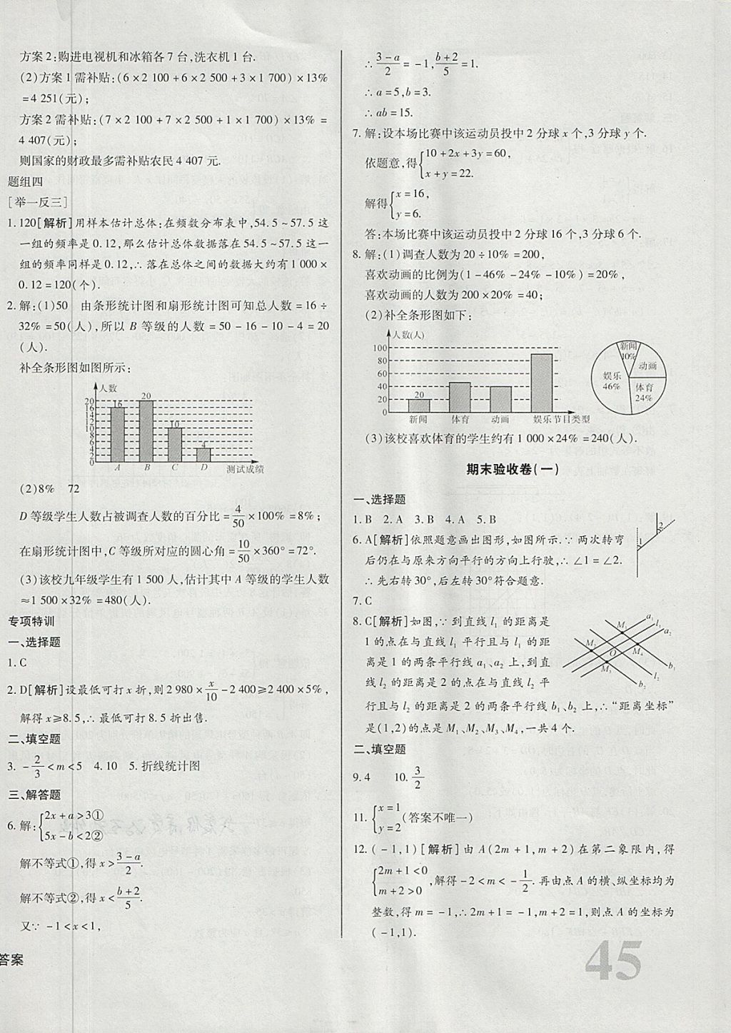 2018年核心金考卷七年級數(shù)學(xué)下冊人教版 第18頁