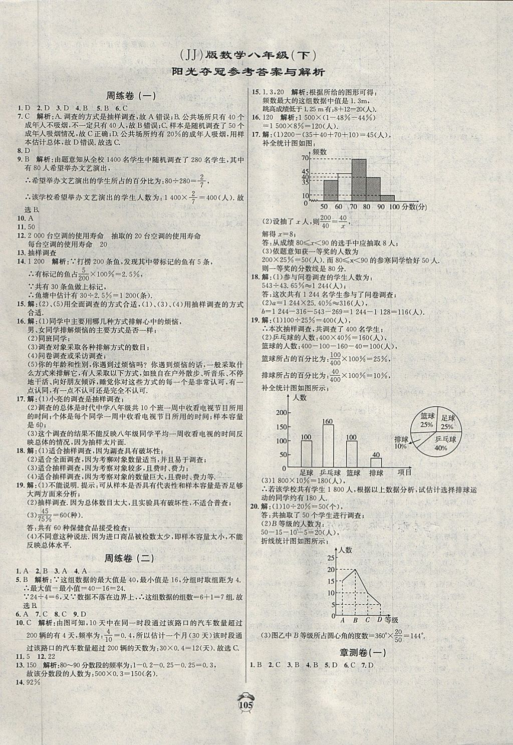 2018年陽光奪冠八年級數(shù)學下冊冀教版 第1頁