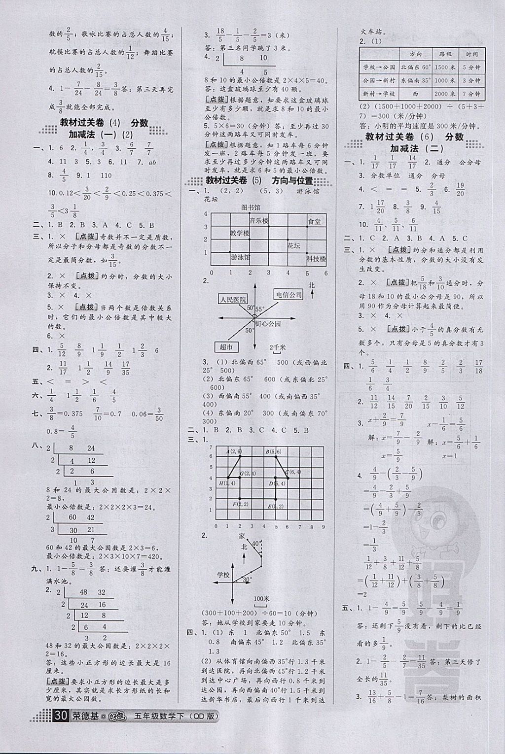 2018年好卷五年级数学下册青岛版 第2页