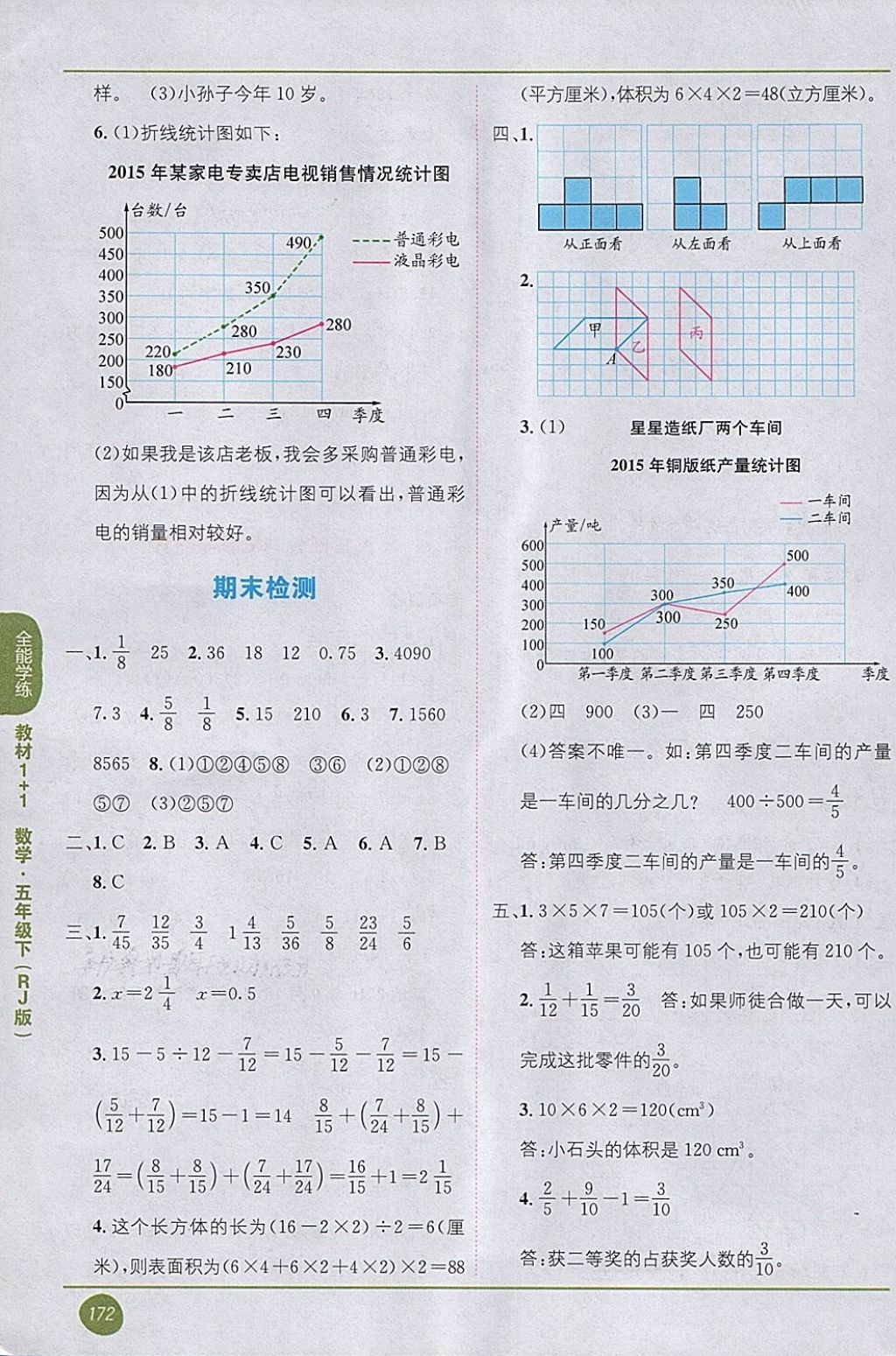 2018年教材1加1五年級(jí)數(shù)學(xué)下冊(cè)人教版 第12頁(yè)