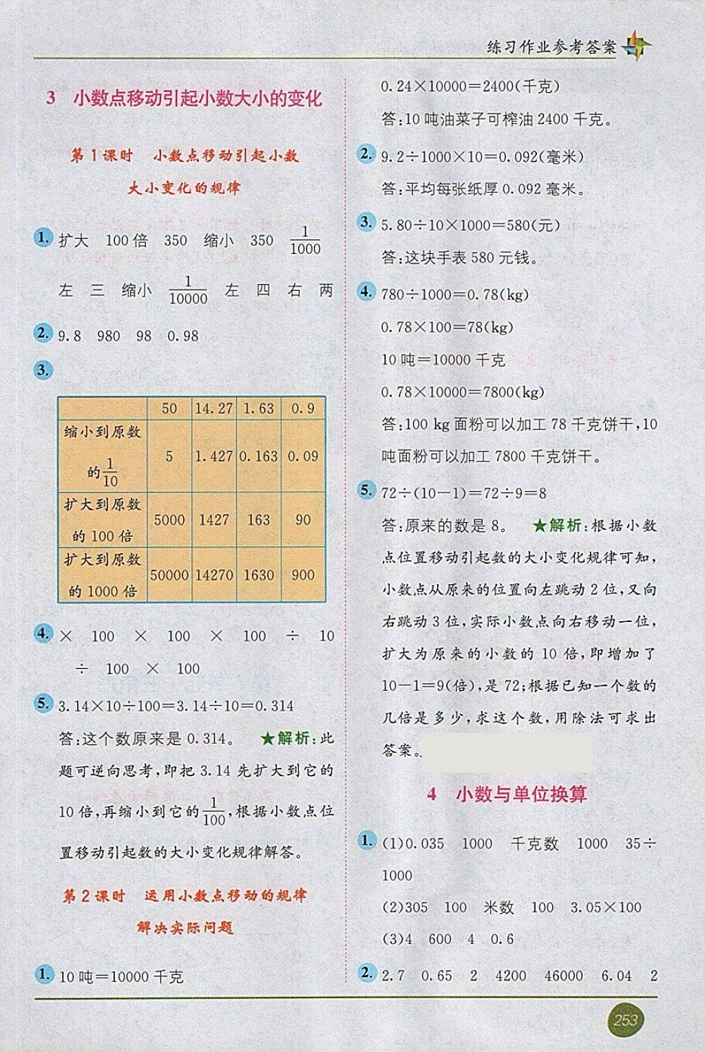 2018年教材1加1四年級數(shù)學(xué)下冊人教版 第9頁