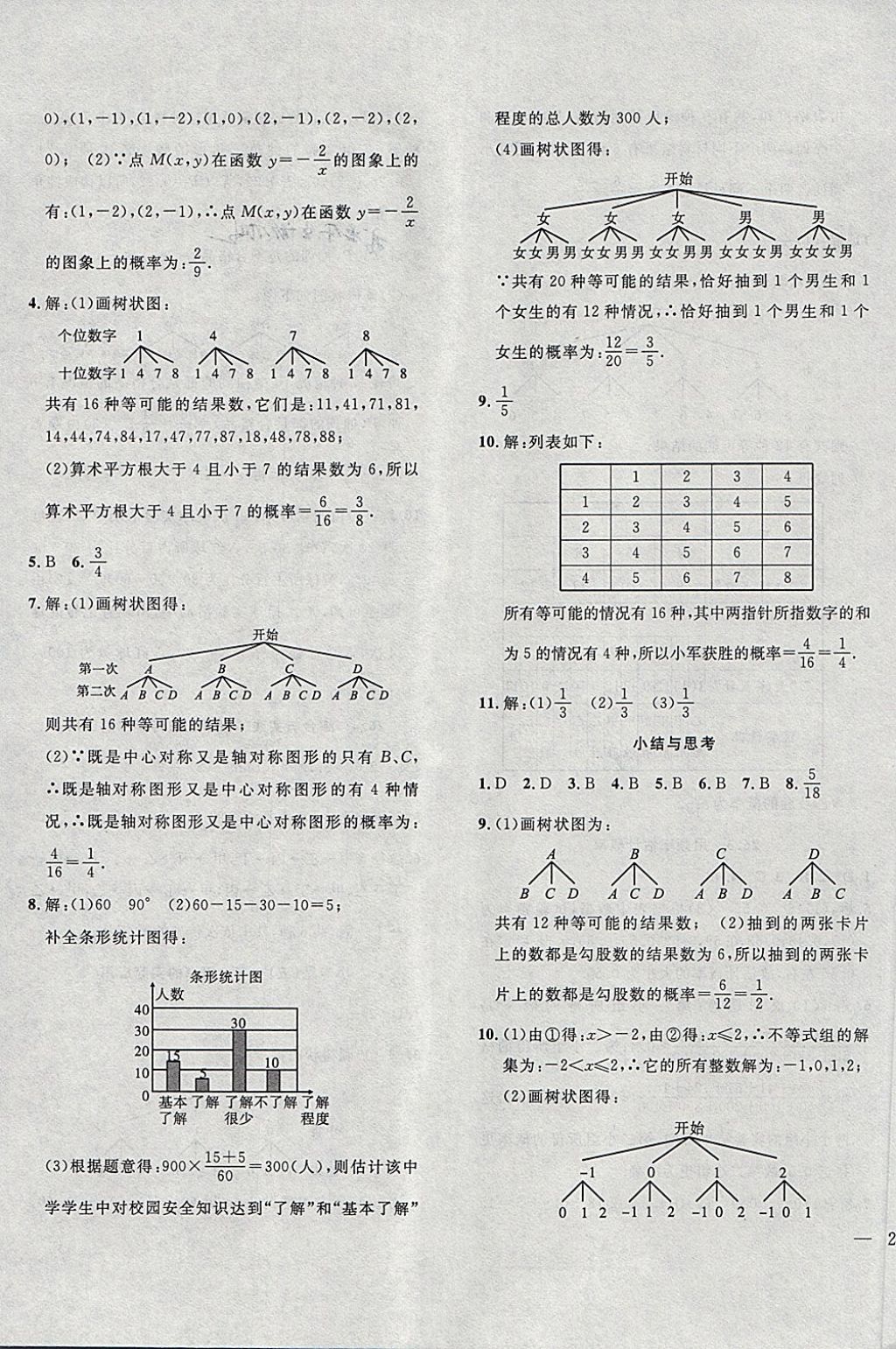 2018年体验型学案体验新知高效练习九年级数学下册沪科版 第19页