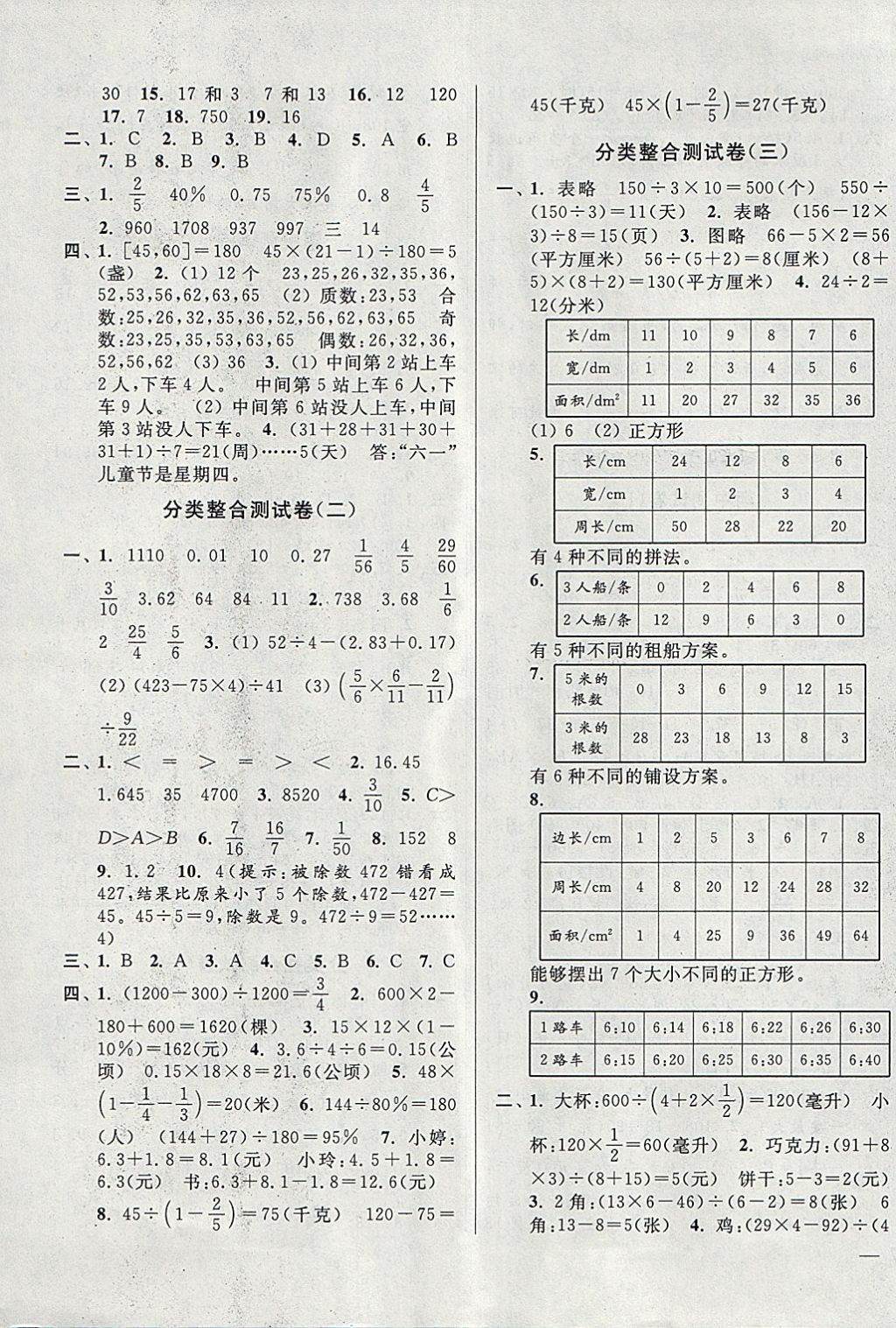 2018年亮點(diǎn)給力大試卷六年級(jí)數(shù)學(xué)下冊(cè)江蘇版 第7頁(yè)