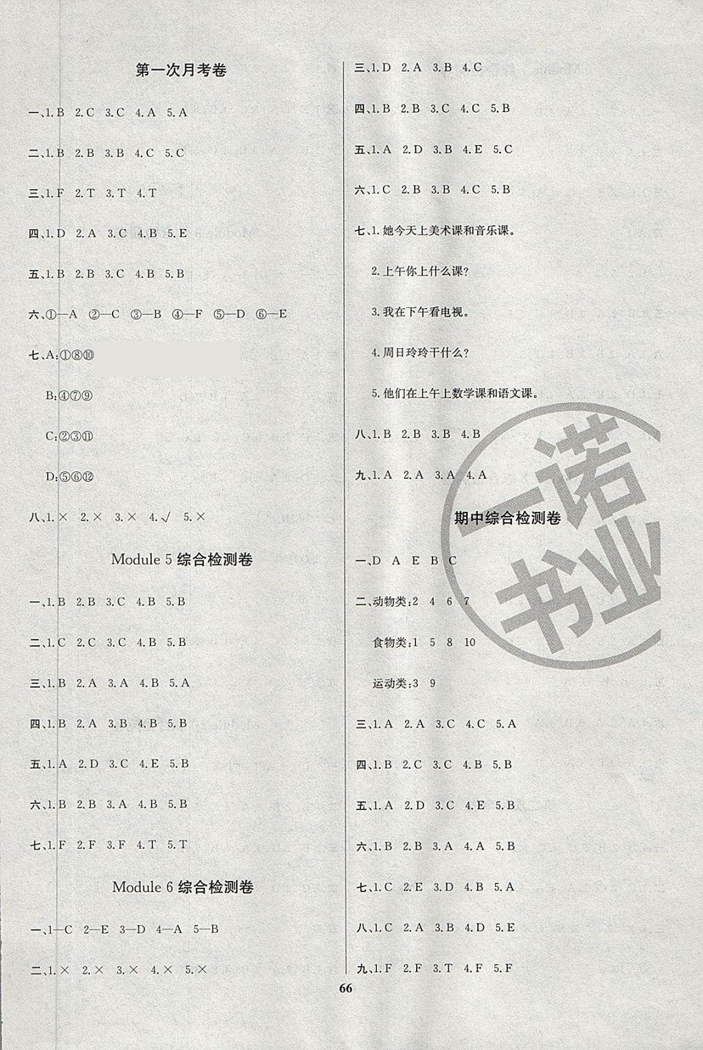 2018年名師名校全能金卷三年級(jí)英語下冊(cè)外研版 第2頁