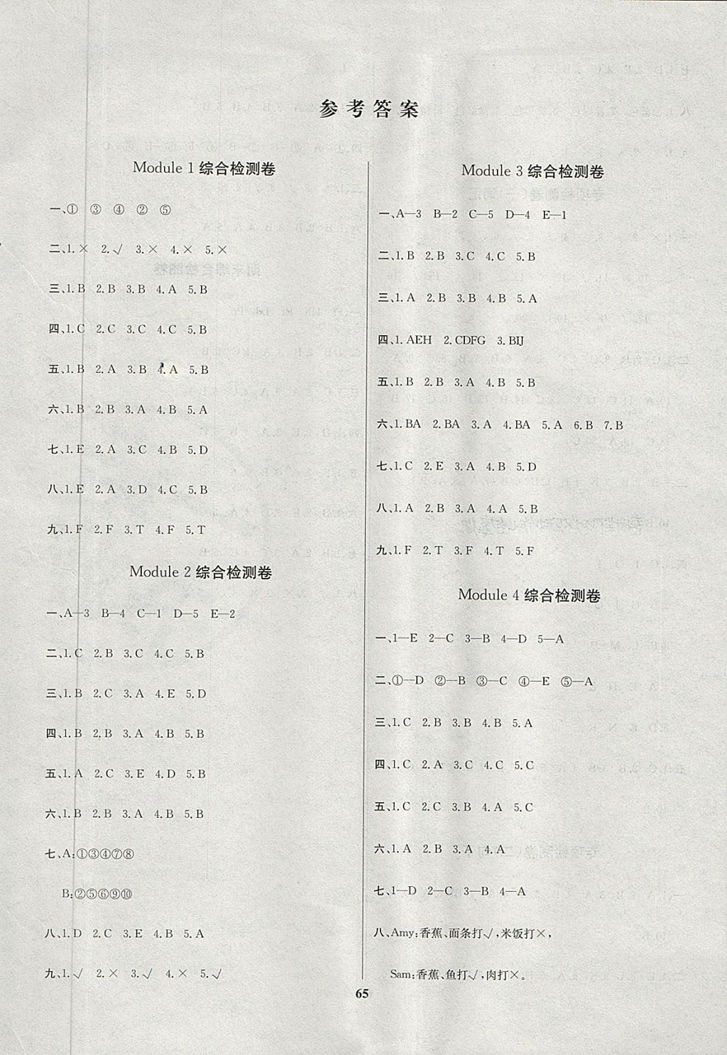 2018年名师名校全能金卷三年级英语下册外研版 第1页