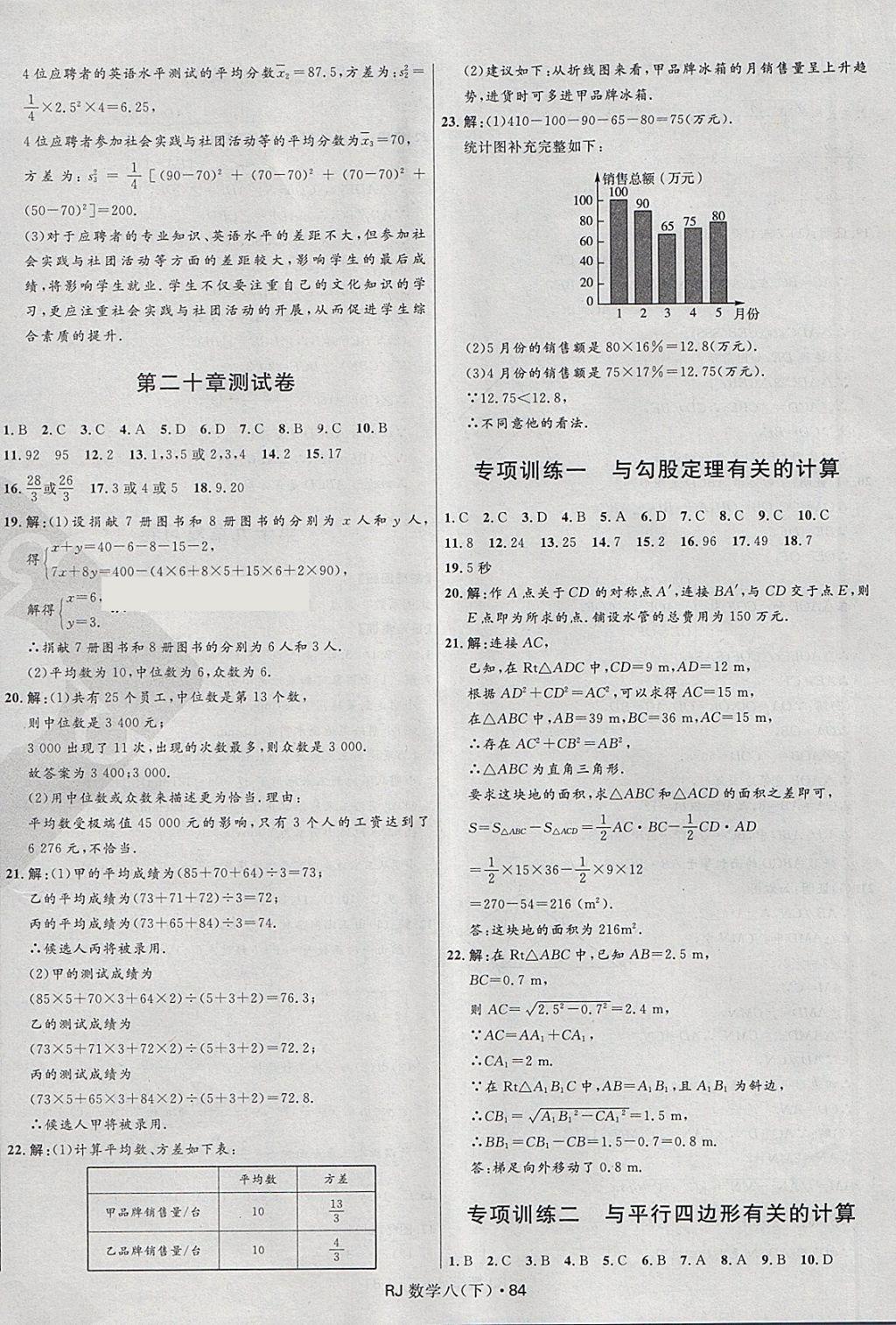 2018年奪冠百分百初中優(yōu)化測(cè)試卷八年級(jí)數(shù)學(xué)下冊(cè)人教版 第8頁(yè)