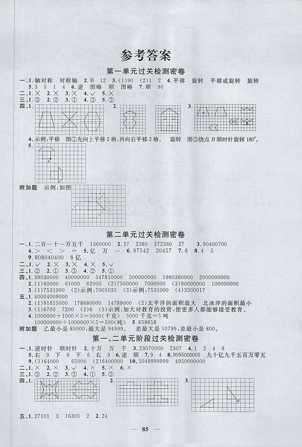 2018年一线名师全优好卷四年级数学下册苏教版 第1页