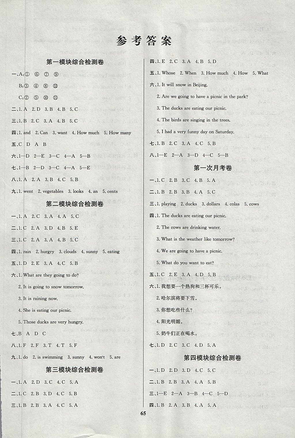 2018年名師名校全能金卷六年級(jí)英語下冊(cè)外研版 第1頁(yè)