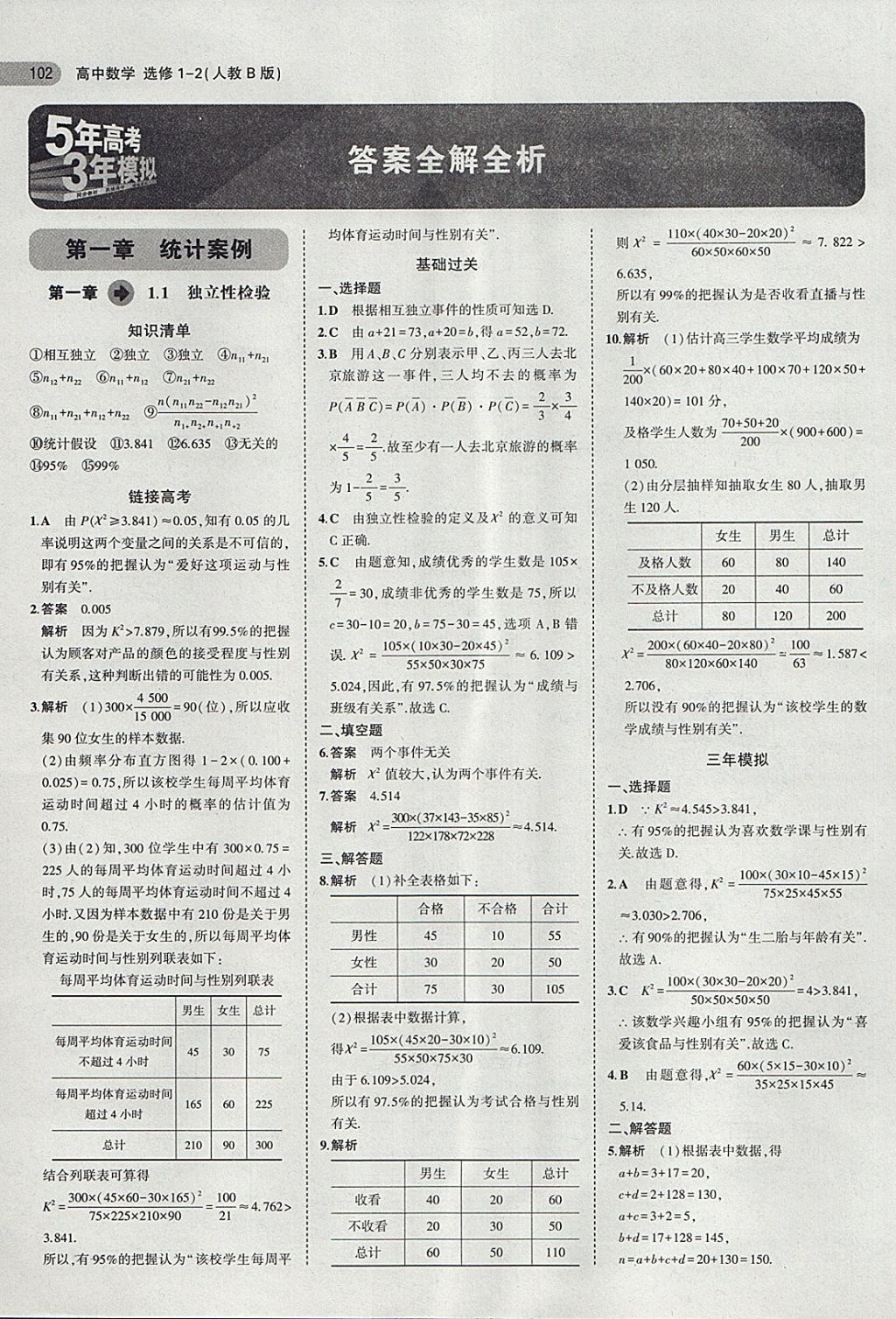 2018年5年高考3年模擬高中數(shù)學(xué)選修1-2人教B版 第1頁(yè)