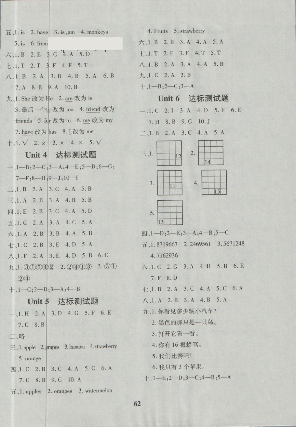 2018年黃岡360度定制密卷三年級英語下冊人教PEP版 第2頁