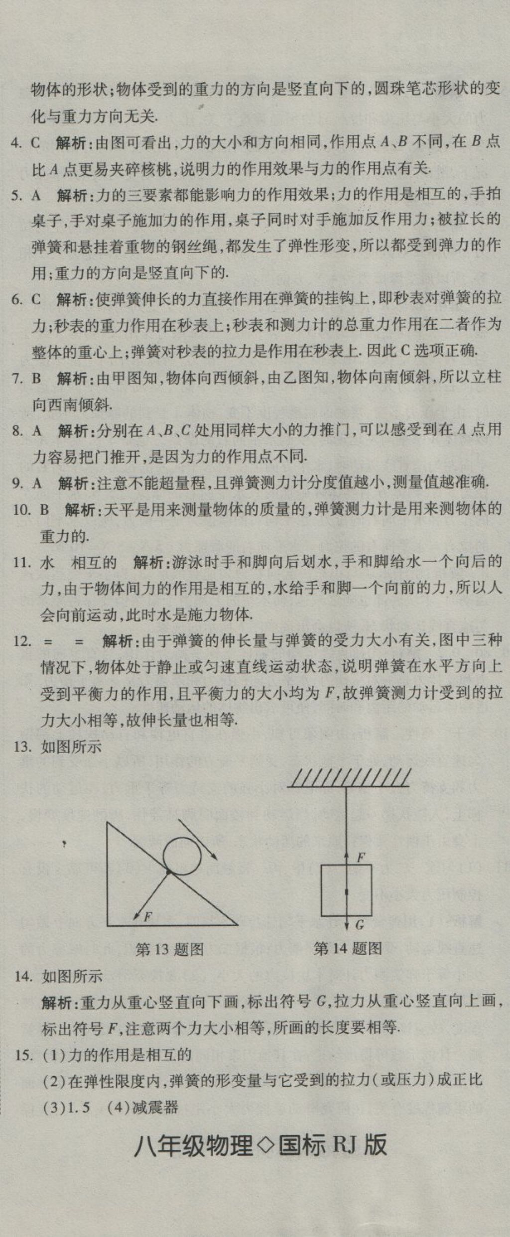 2018年奪冠沖刺卷八年級物理下冊人教版 第2頁