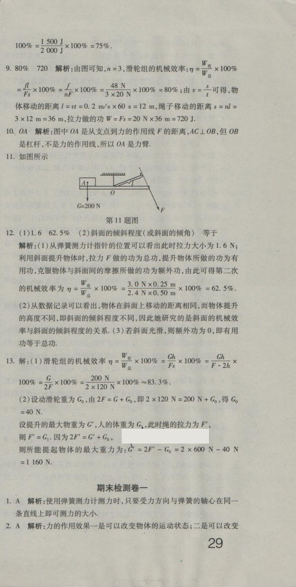 2018年奪冠沖刺卷八年級物理下冊人教版 第15頁