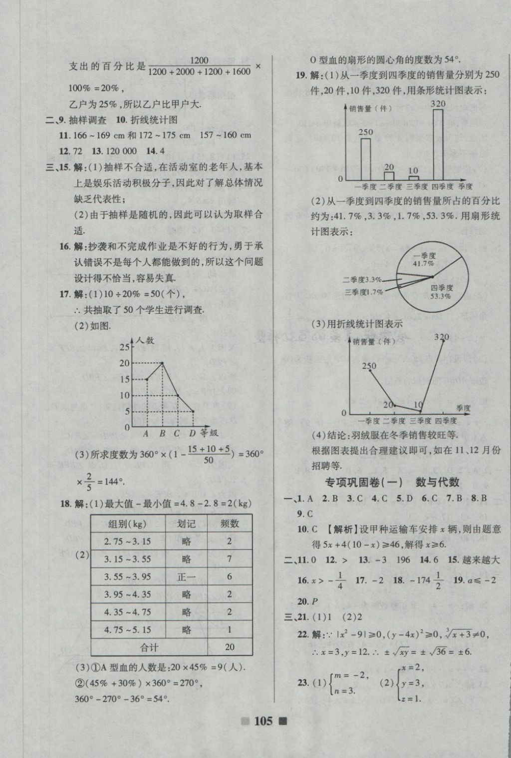 2018年优加全能大考卷七年级数学下册人教版 第9页