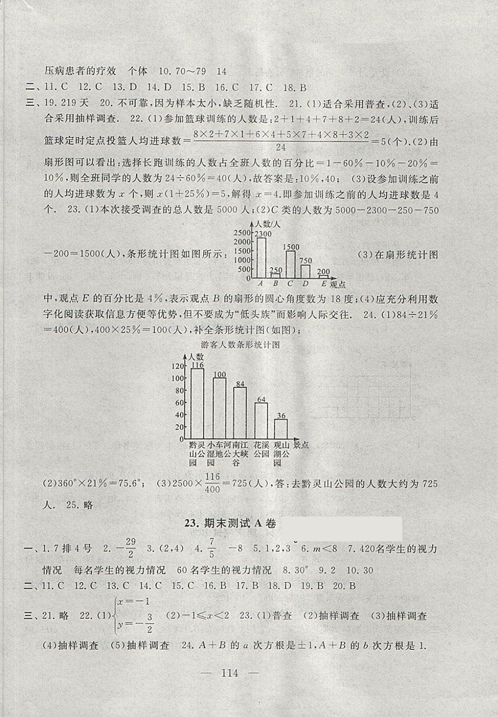 2018年启东黄冈大试卷七年级数学下册人教版 第14页