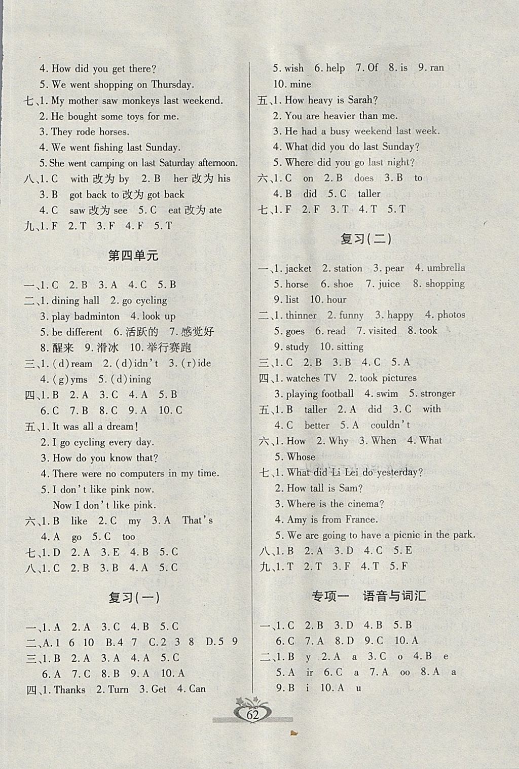 2018年眾行教育沖刺100分六年級英語下冊人教版 第2頁