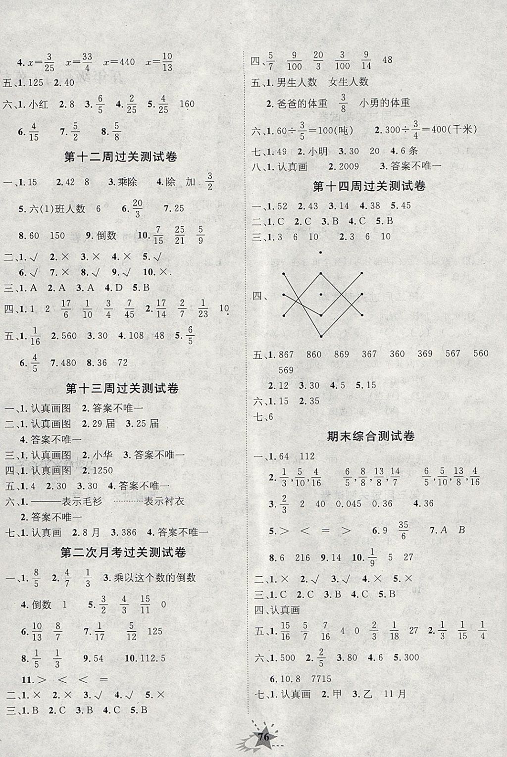 2018年黃岡奪冠五年級(jí)數(shù)學(xué)下冊(cè)冀教版 第4頁