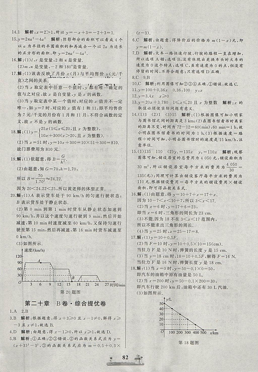 2018年同步練習冊全優(yōu)達標測試卷八年級數(shù)學下冊冀教版 第6頁