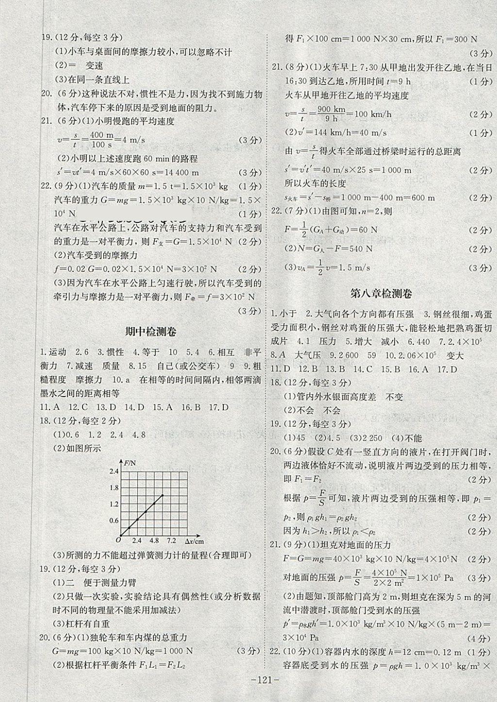 2018年課時A計劃八年級物理下冊滬粵版 第13頁