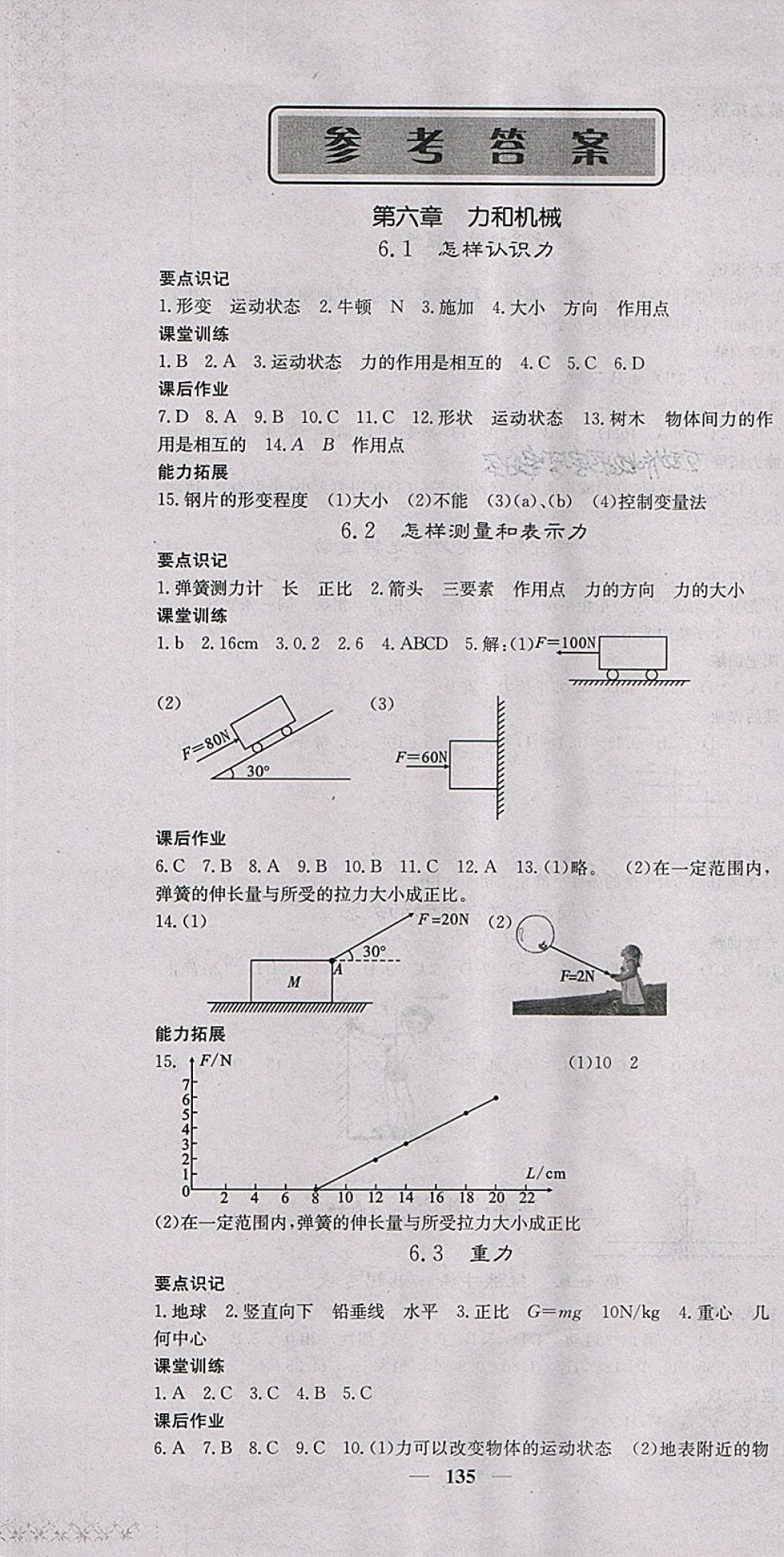 2018年名校课堂内外八年级物理下册沪粤版 第1页