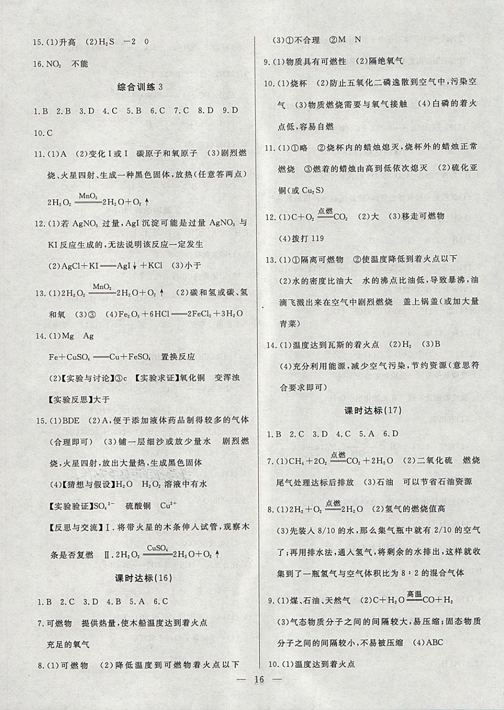 2018年湘岳中考化学永州专版 第16页