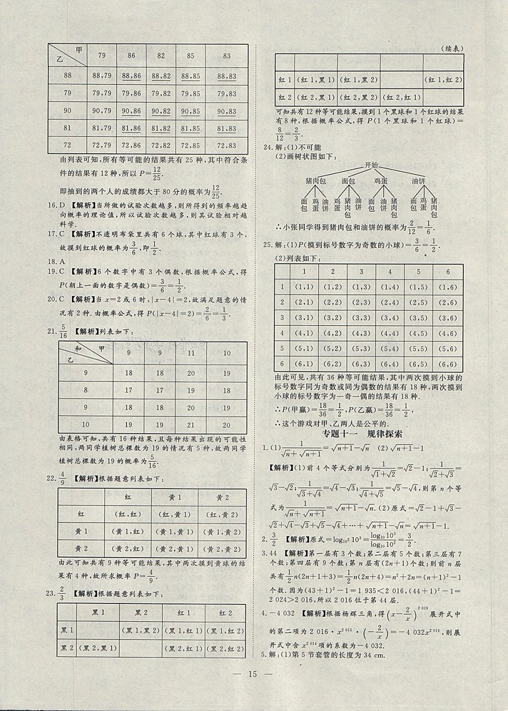 2018年湘岳中考专题模拟冲刺卷数学 第15页