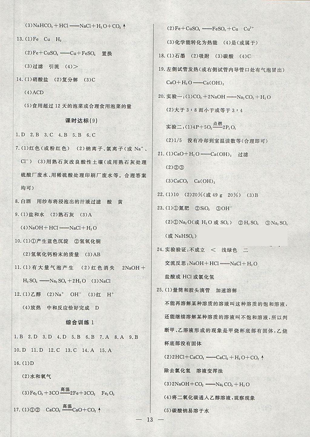 2018年湘岳中考化学永州专版 第13页