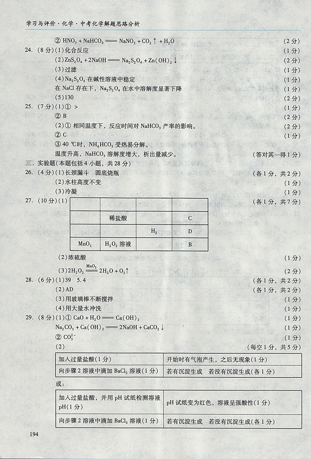 2018年学习与评价化学中考化学解题思路分析 第13页