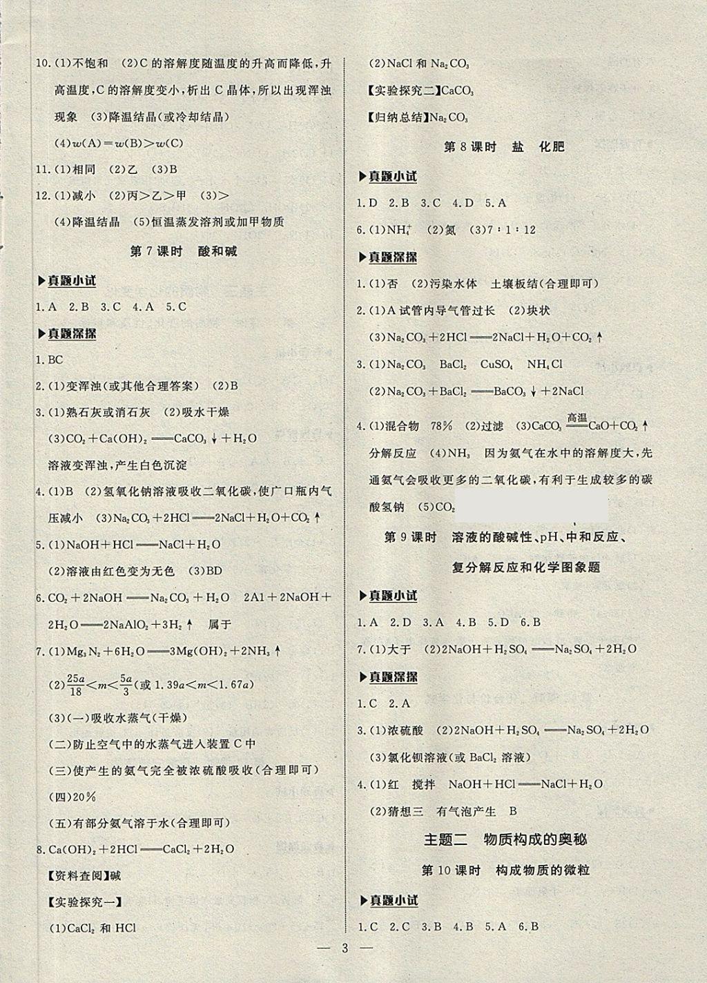 2018年湘岳中考化学永州专版 第3页