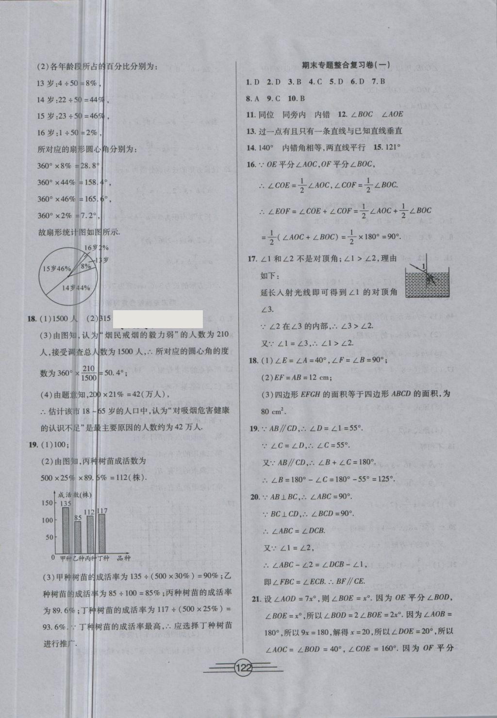 2018年同步AB卷高效考卷七年級(jí)數(shù)學(xué)下冊(cè) 第10頁(yè)