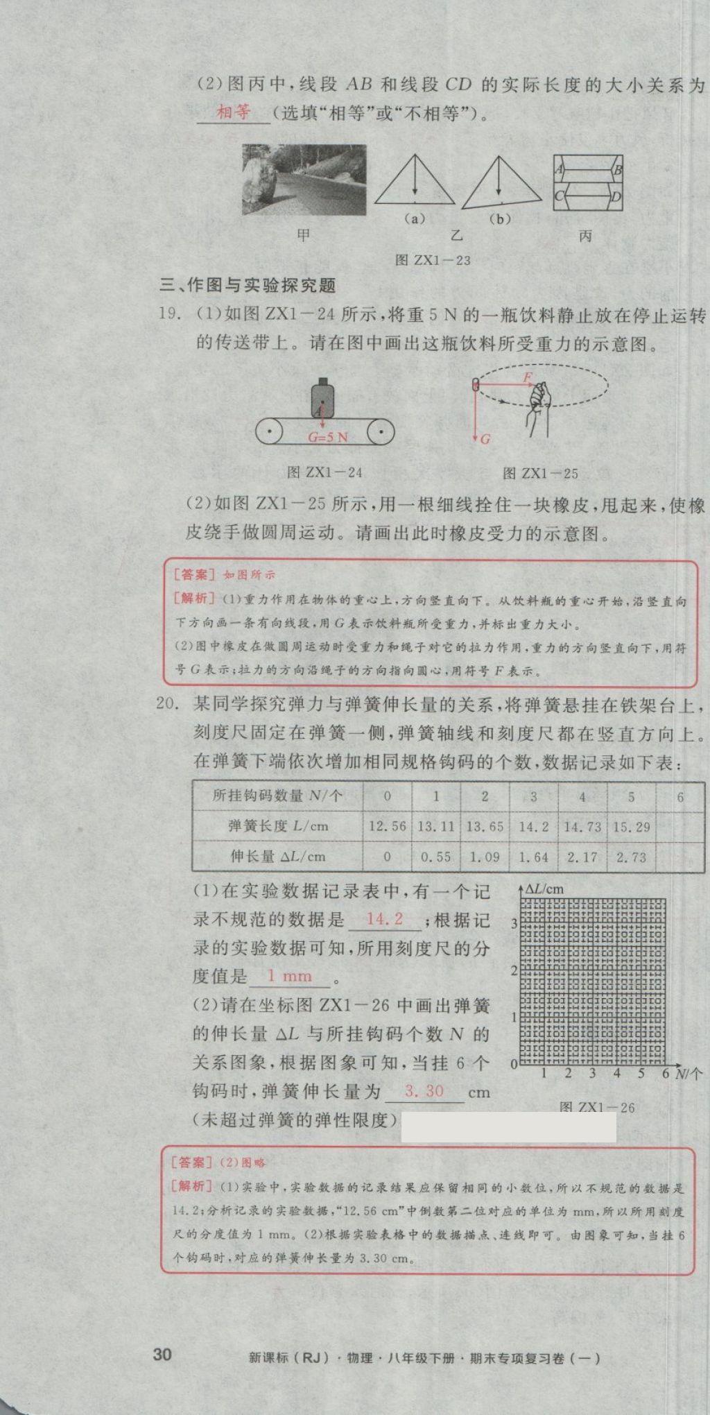 2018年全品小復(fù)習(xí)八年級(jí)物理下冊人教版 第62頁