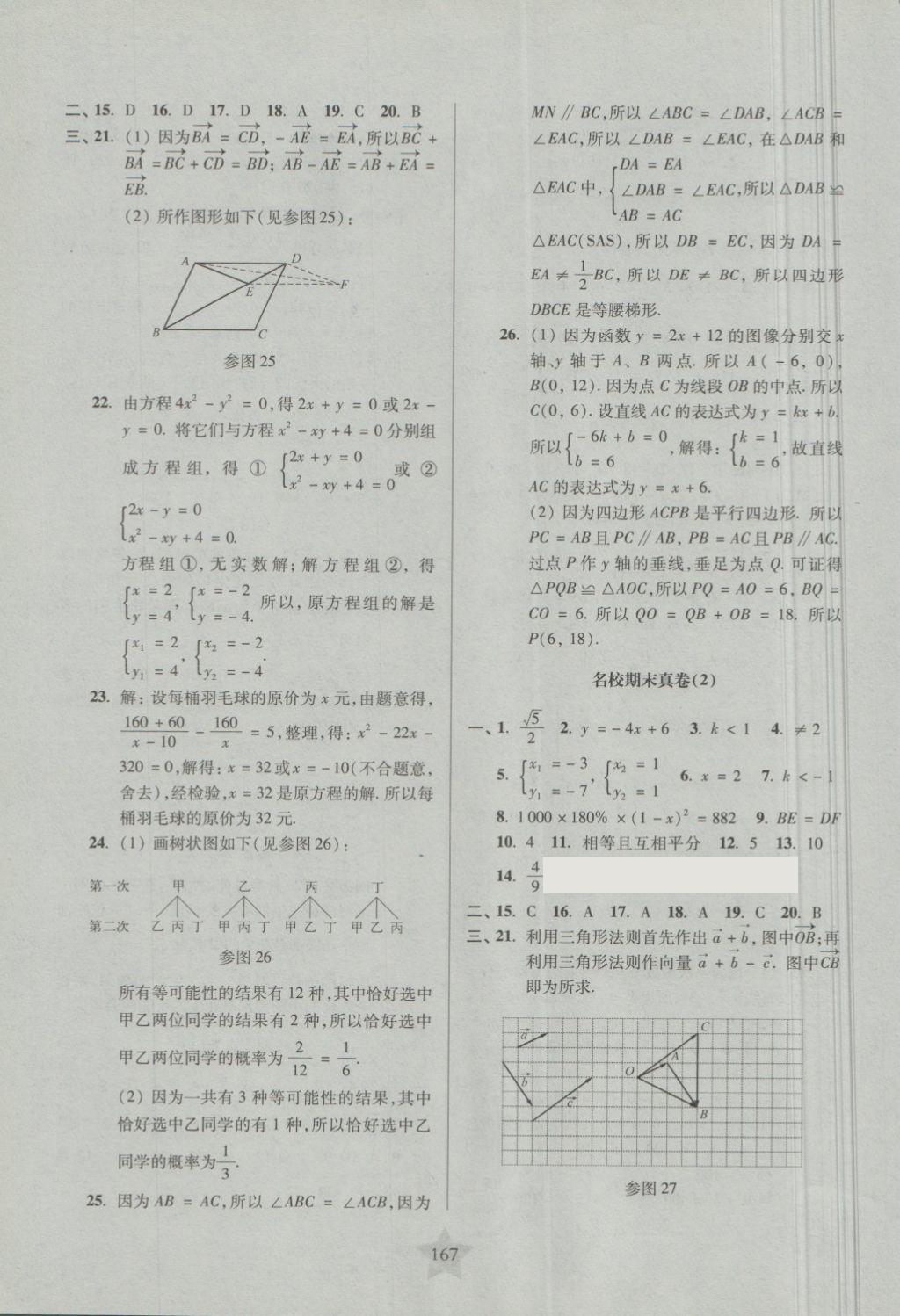 2018年一卷通關(guān)八年級(jí)數(shù)學(xué)第二學(xué)期 第23頁