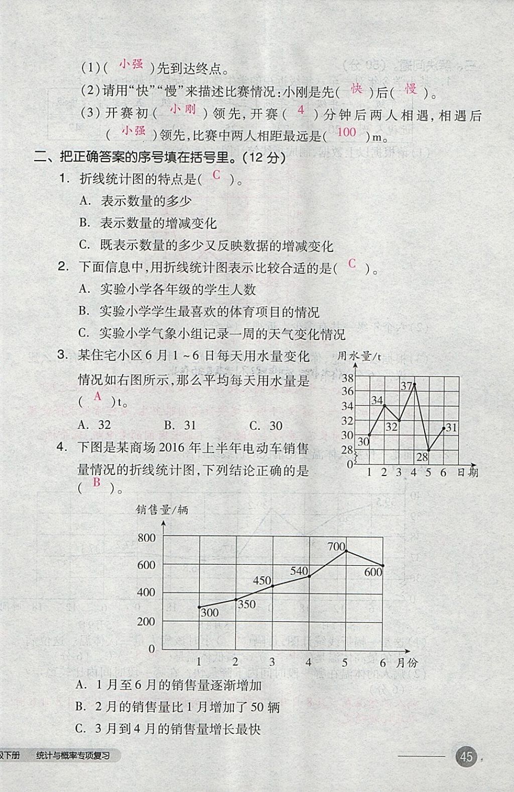 2018年全品小复习五年级数学下册人教版 第90页