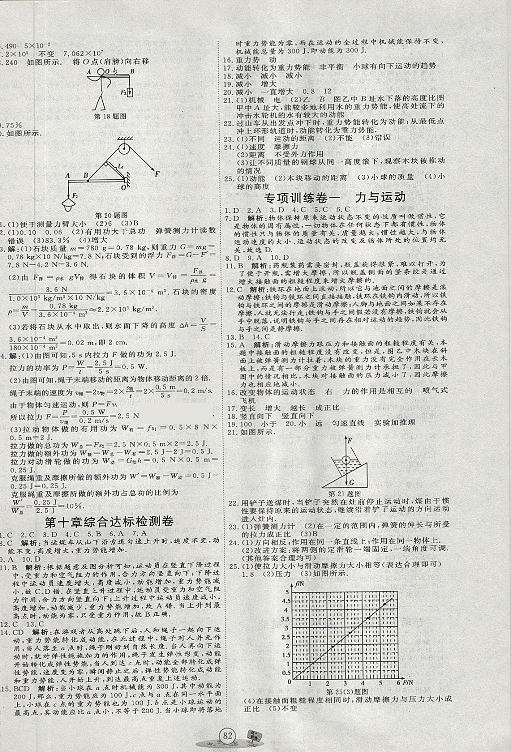 2018年優(yōu)加密卷八年級物理下冊U版 第6頁