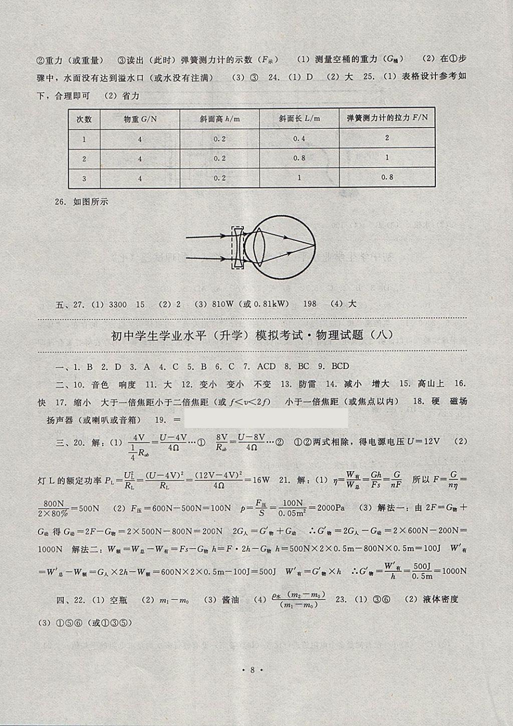 2018年中考冲刺物理 第8页