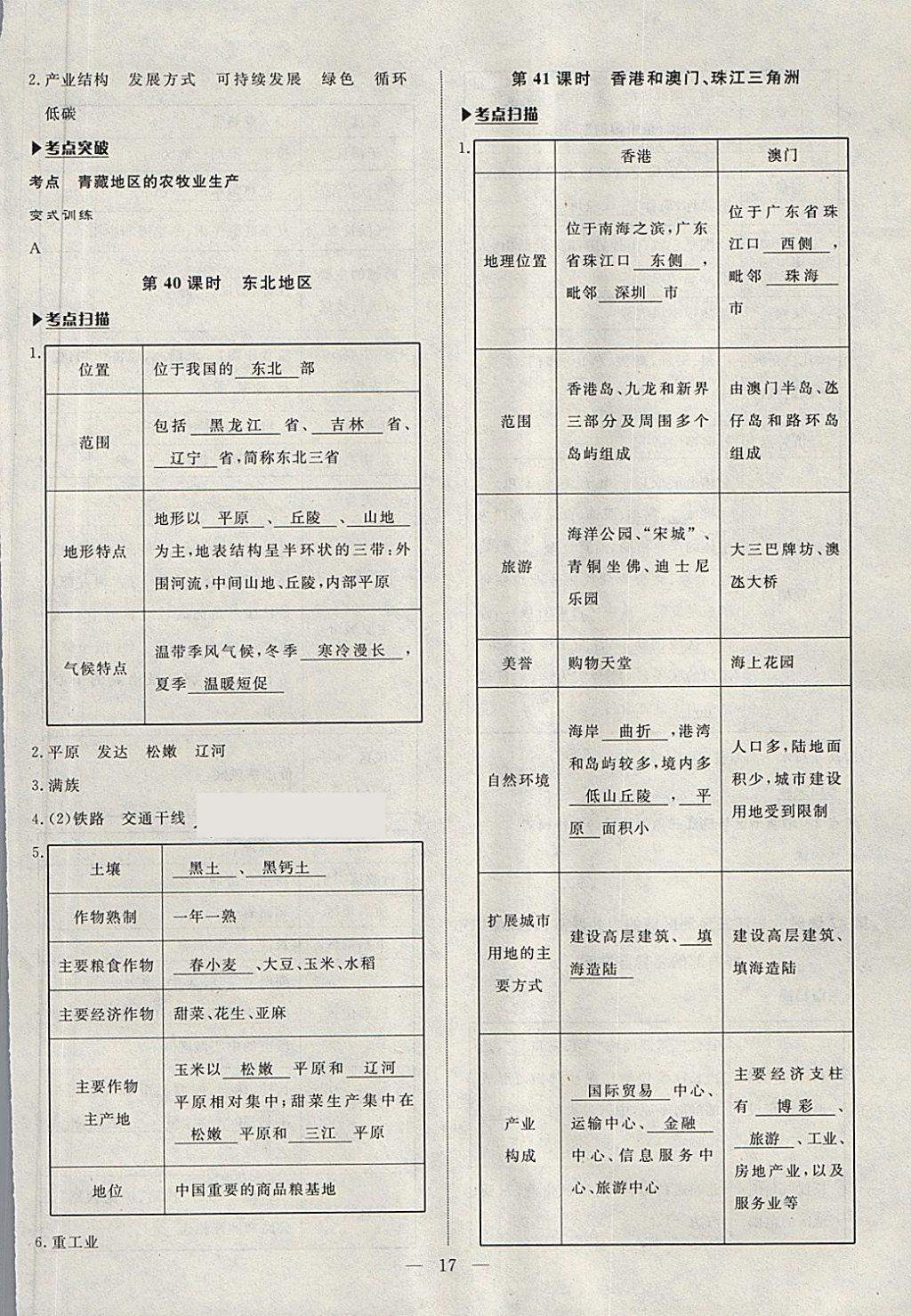 2018年湘岳中考地理湘西自治州專版 第17頁