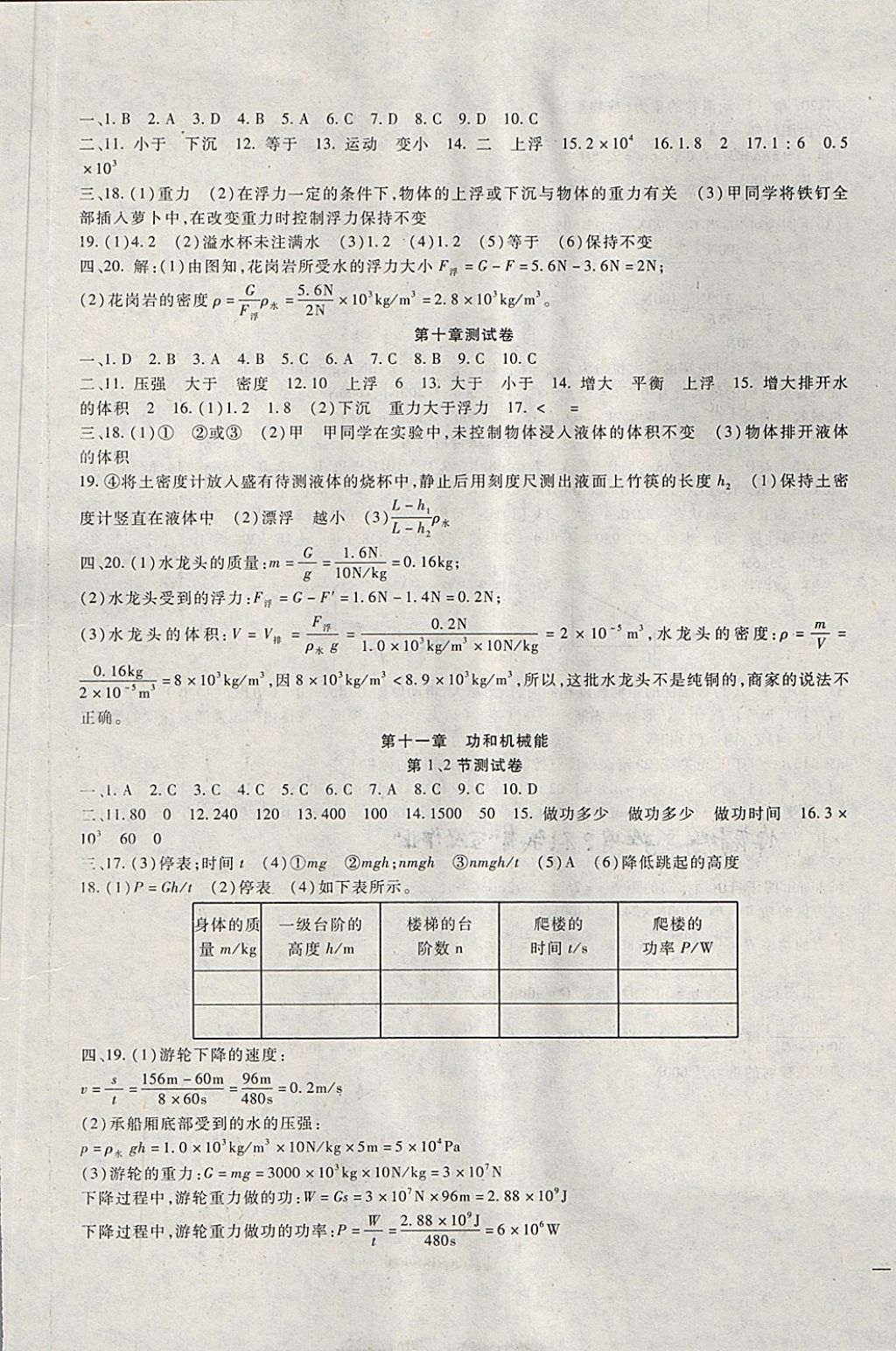 2018年海淀金卷八年級物理下冊人教版 第5頁