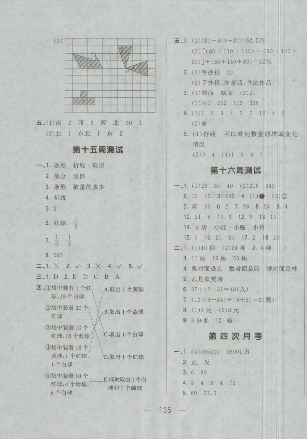 2018年悅?cè)缓脤W生周周測六年級數(shù)學下冊人教版 第11頁