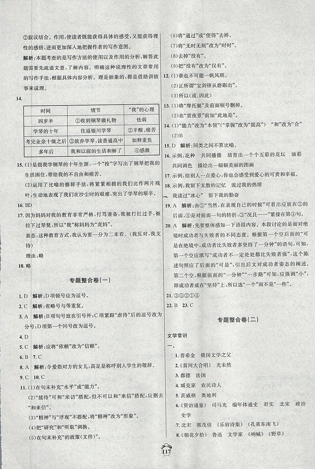 2018年陽光奪冠七年級語文下冊人教版 第13頁