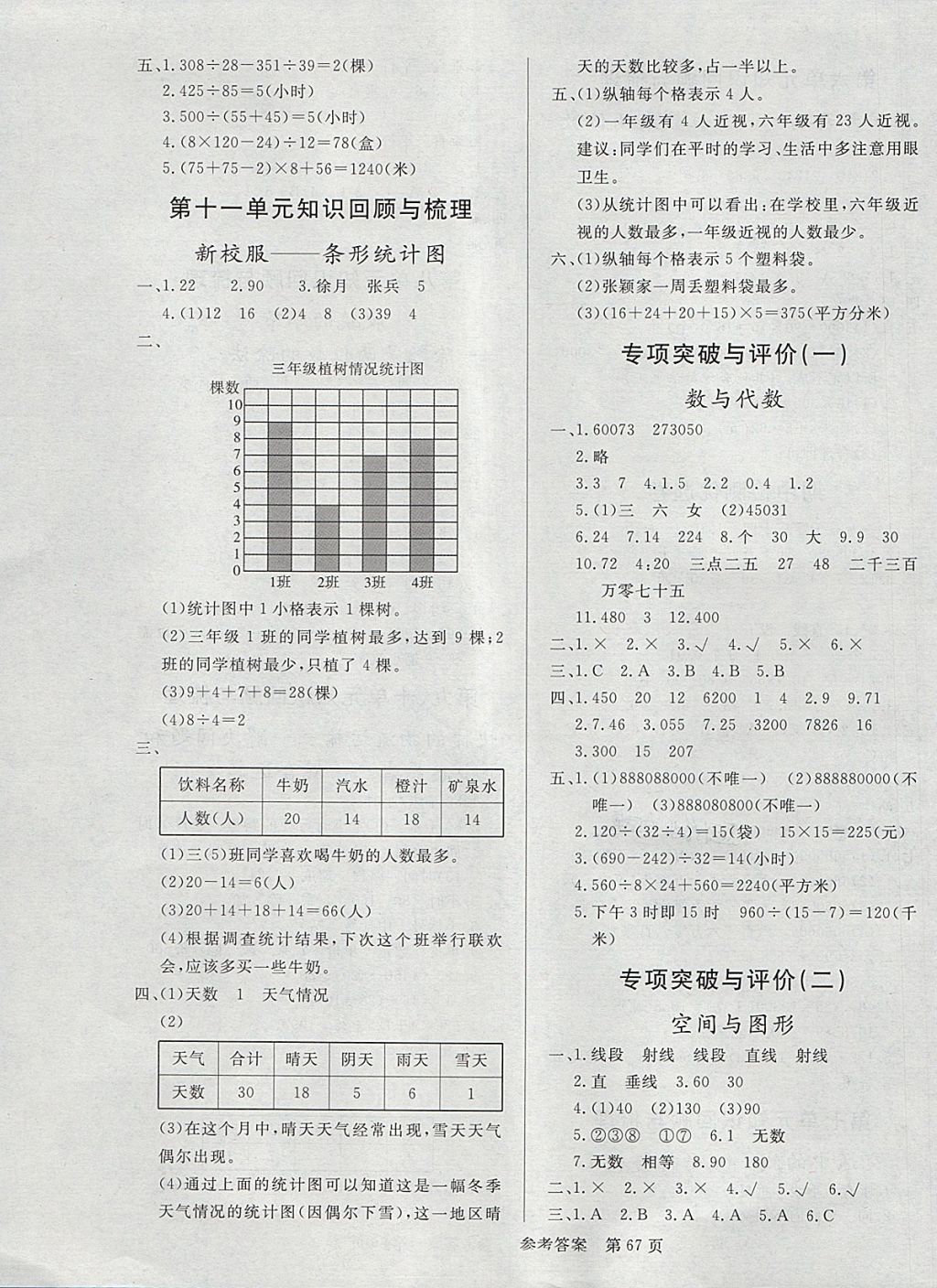 2018年黃岡名卷三年級(jí)數(shù)學(xué)下冊(cè)青島版五四制 第3頁