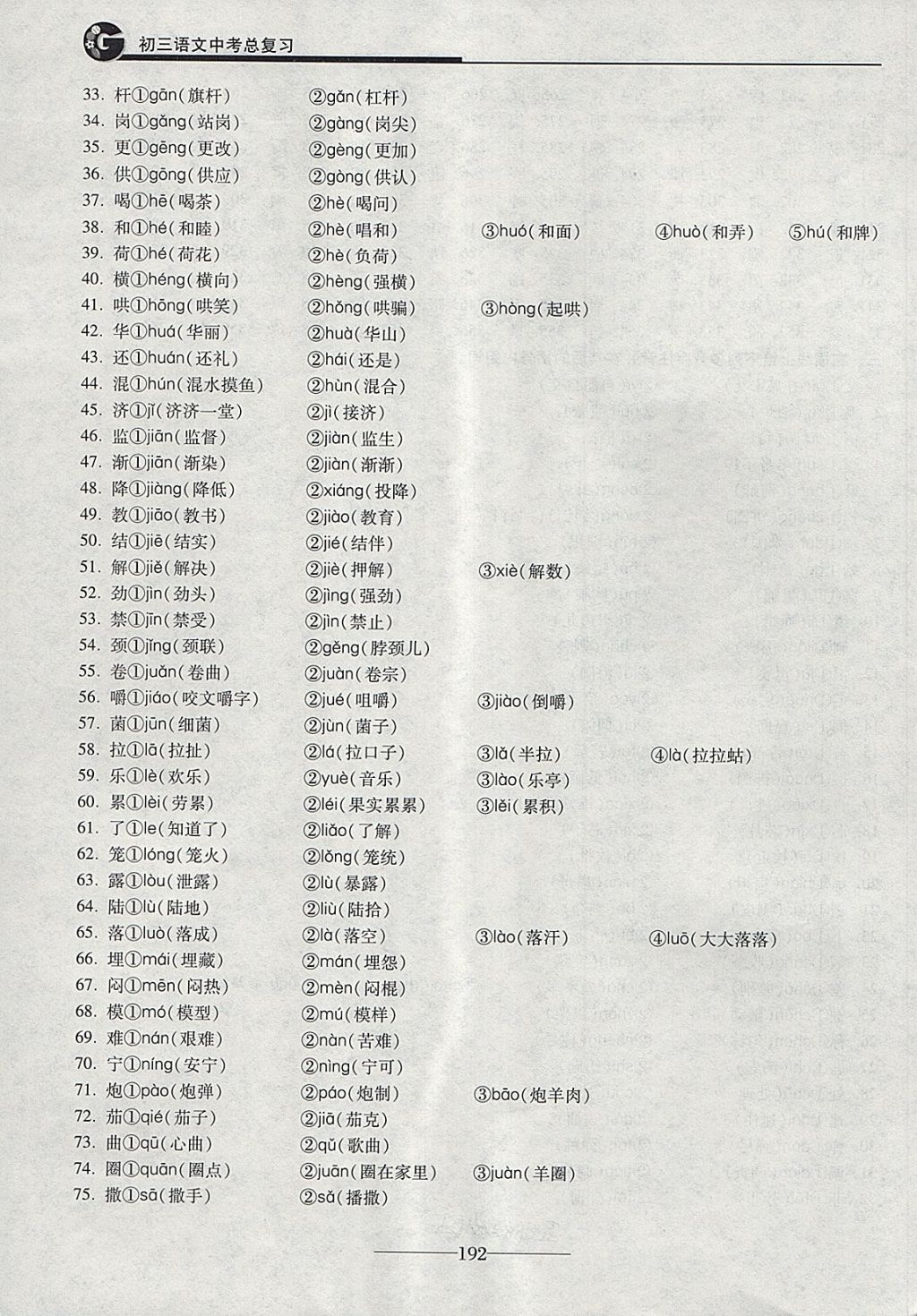 2018年初三語(yǔ)文中考總復(fù)習(xí) 第4頁(yè)