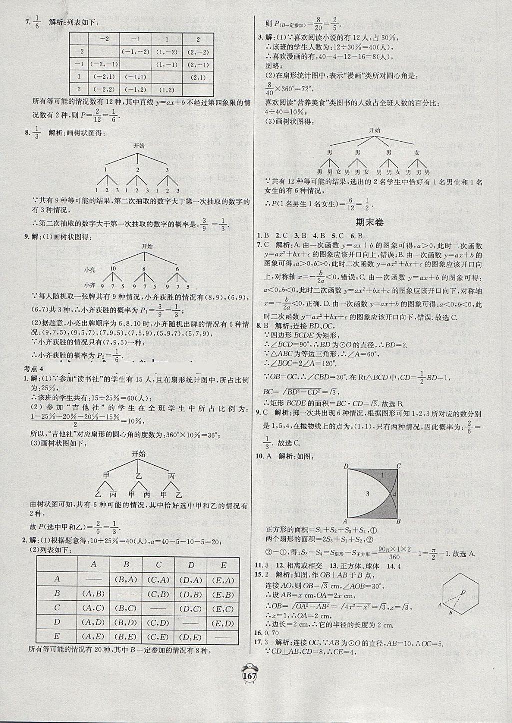 2018年陽光奪冠九年級數(shù)學(xué)下冊湘教版 第23頁