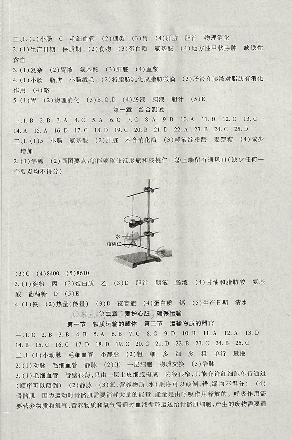 2018年海淀金卷七年級生物下冊冀少版 第2頁