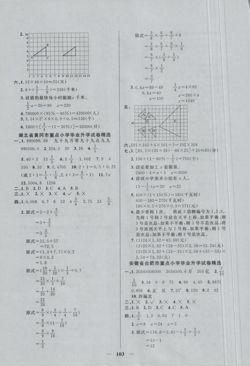 2018年望子成龙最新小学毕业升学必备数学 第3页