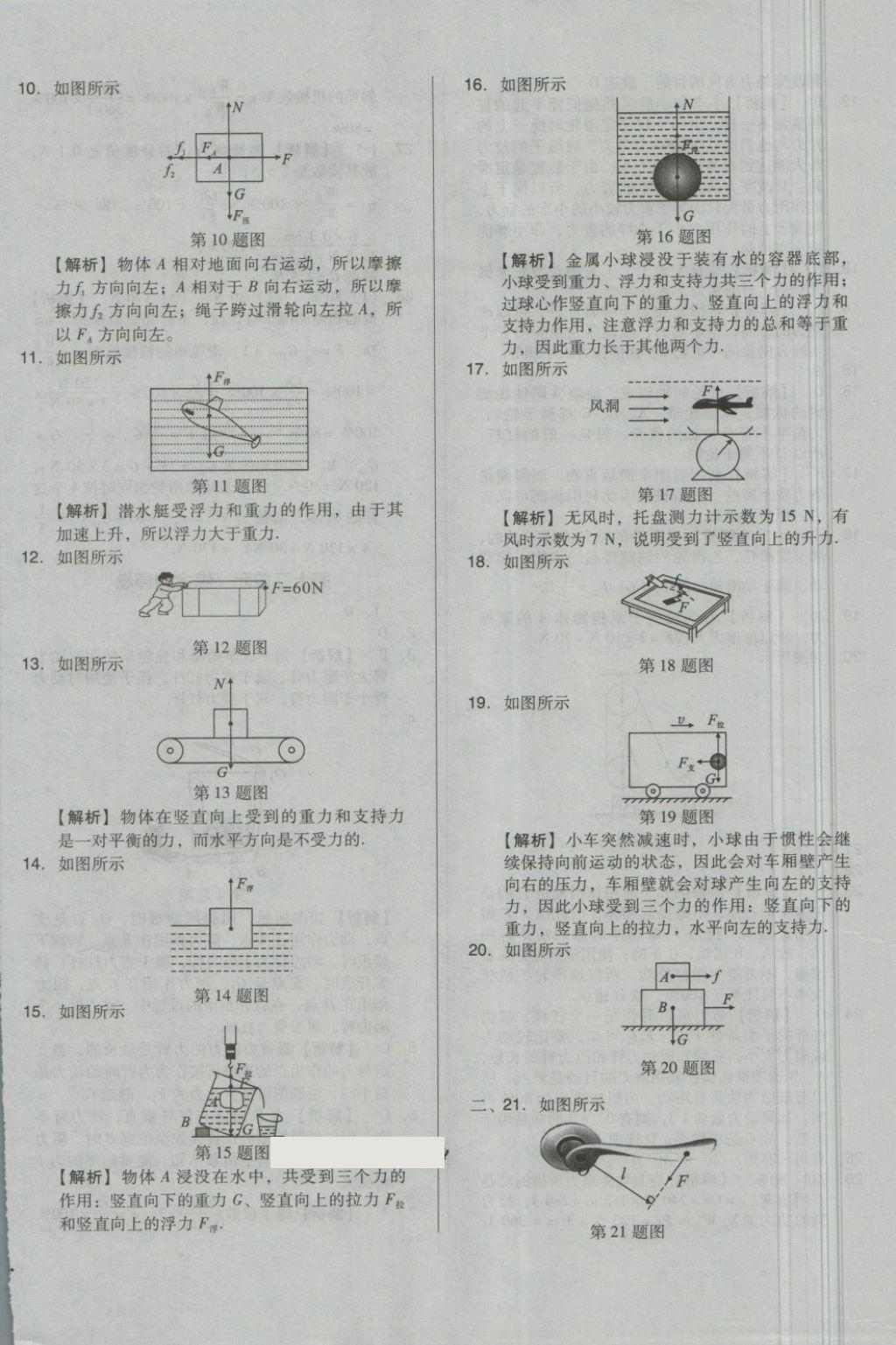 2018年單元加期末自主復(fù)習(xí)與測(cè)試八年級(jí)物理下冊(cè)人教版 第16頁