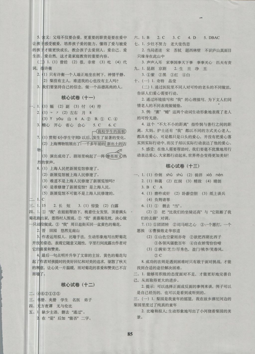 2018年68所名校圖書小學(xué)升初中核心試卷語文 第5頁